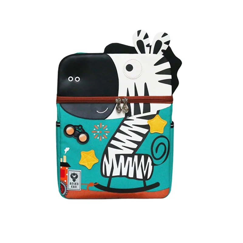 

Wholesale Children 3D Cartoon zebra Unicorn Ect Design Girl Backpack Kindergarten Orthopedic Kids School Bags