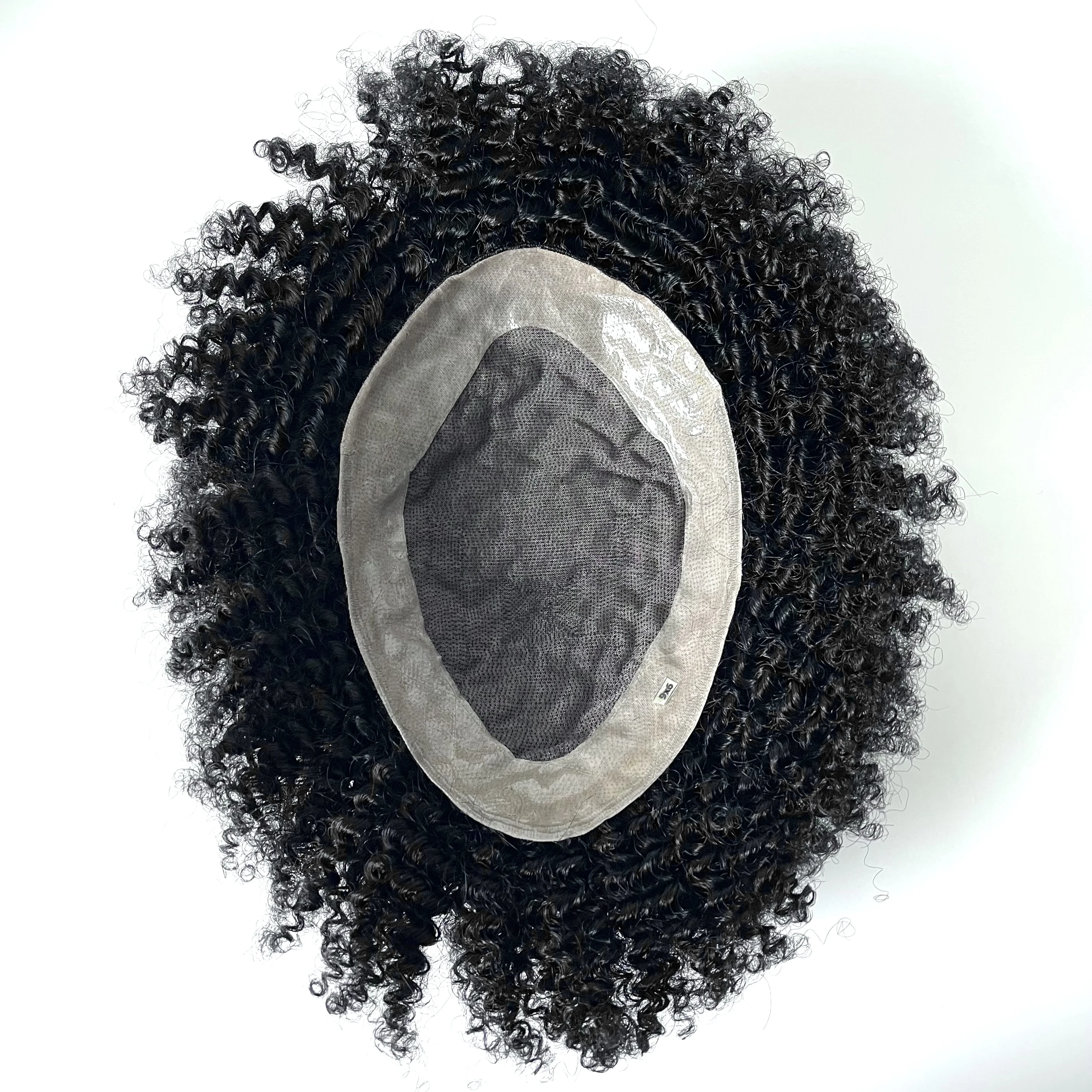 AU Male Human Hair Prostheses Mono NPU Men Toupee Indian Human Hair Wigs Straight Wave Hairpiece 8mm Wave Afro Curly Hair System