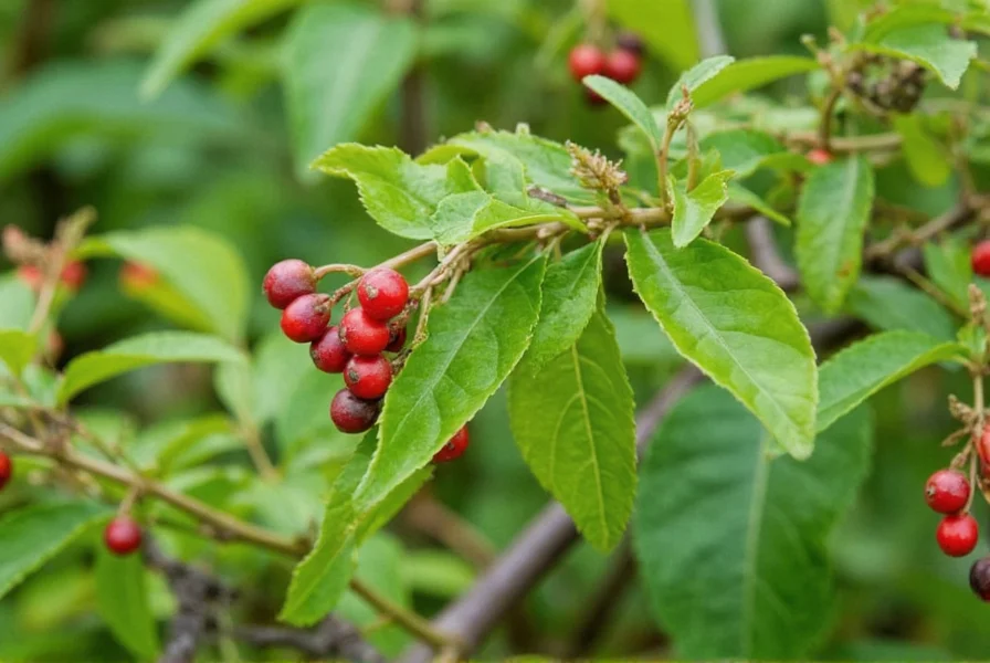 Piper nigrum vine with peppercorn clusters