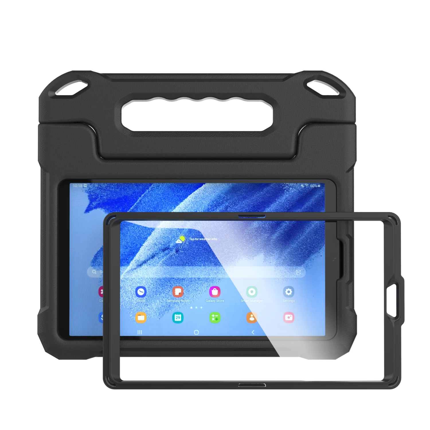 

Hot Selling Lightweight Shockproof Eva Case For Samsung Tab A7 Lite T220 Friendly Protective Convertible Stand Cover With Handle