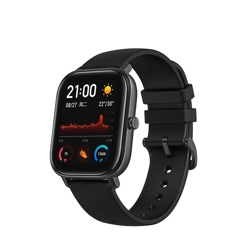 Global Version Xiaomi Huami Amazfit GTS SmartWatch AMOLED Running Sports Heart Rate 5ATM Bracelet GPS Amazfit Android Watch