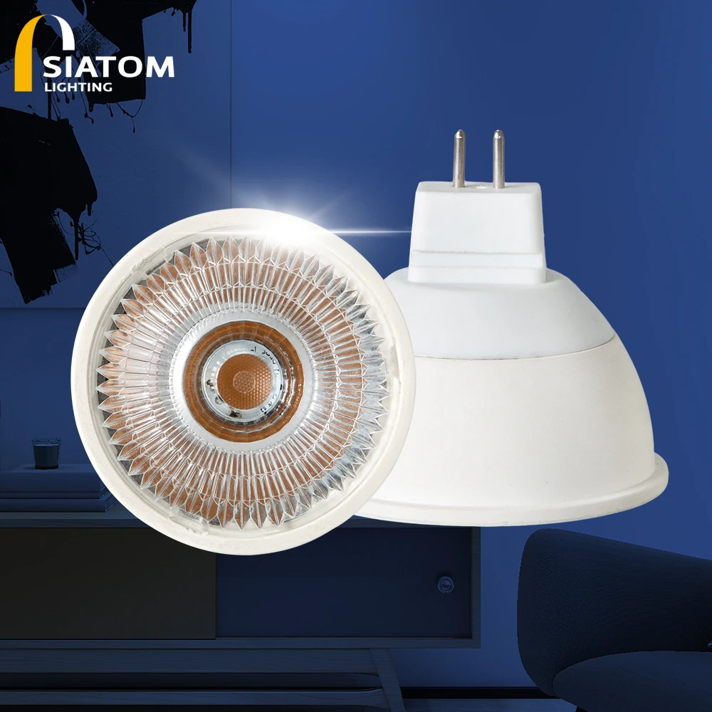 Siatom self-design mr11 5W professional MR16 bulbs indoor small angle free standing with GU5.3 base LED COB spotlight