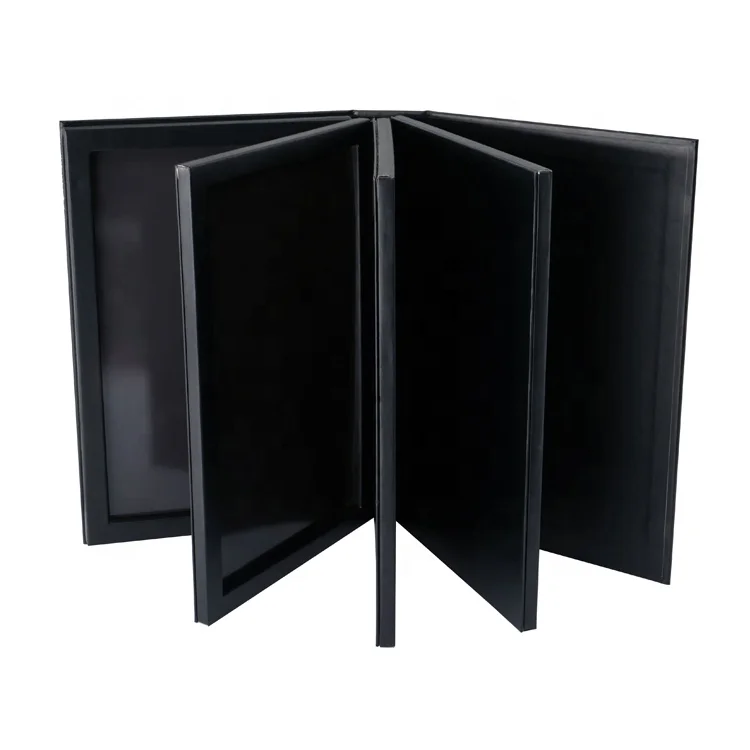 

4 layers empty cardboard magnetic book eyeshadow palette