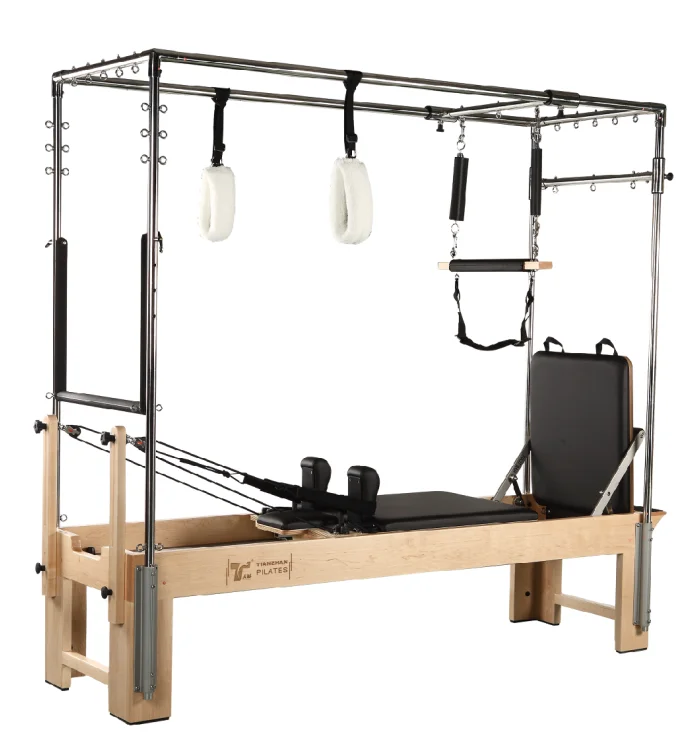 Pilates Basic Wood Reformer Classical Cadillac Reformer Combo Chair Wooden Base Buy Ladder