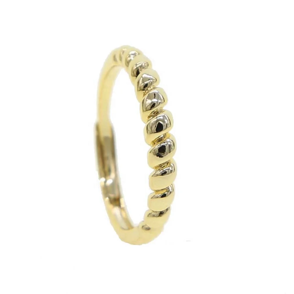 

high quality gold silver color high polishing wrist finger ring open adjusted finger rings for women wholesale