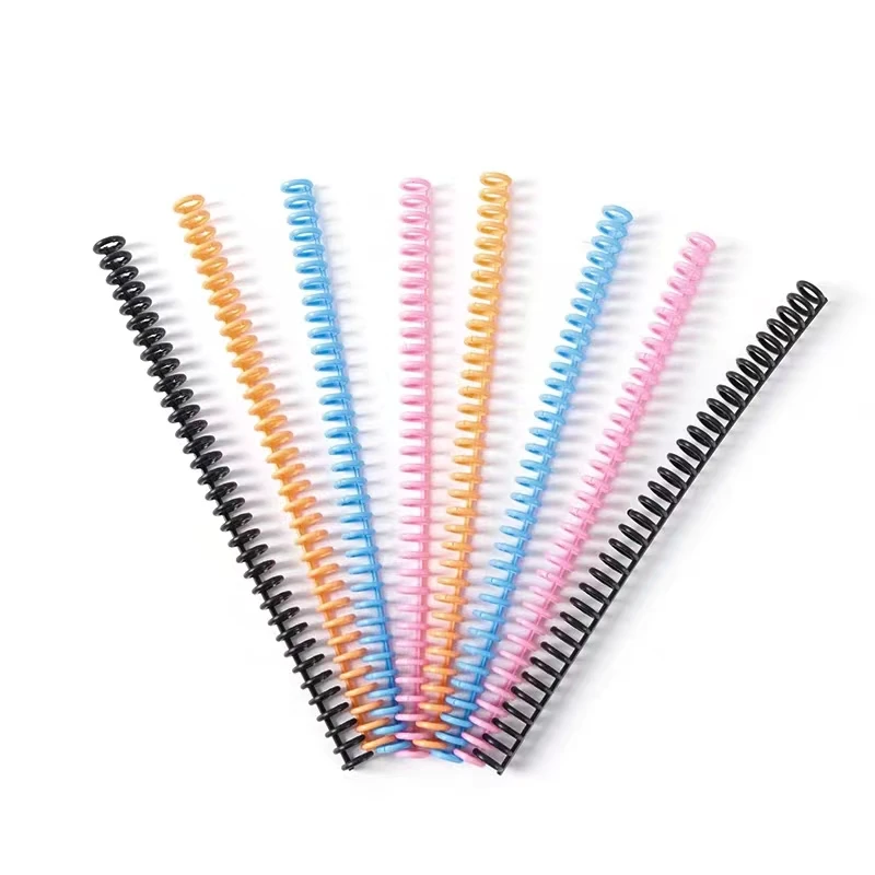 

Notebook Plastic Binding Spiral Strip A4 30 Hole Circle Ring Book Binder A4 Loose-leaf Paper Booking Coil School Office Supply