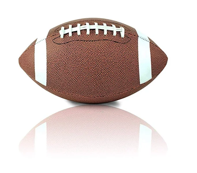 

Size 9 Leather Footballs Ultra Grip Varsity Full Size Premium Game Bulk Football Set