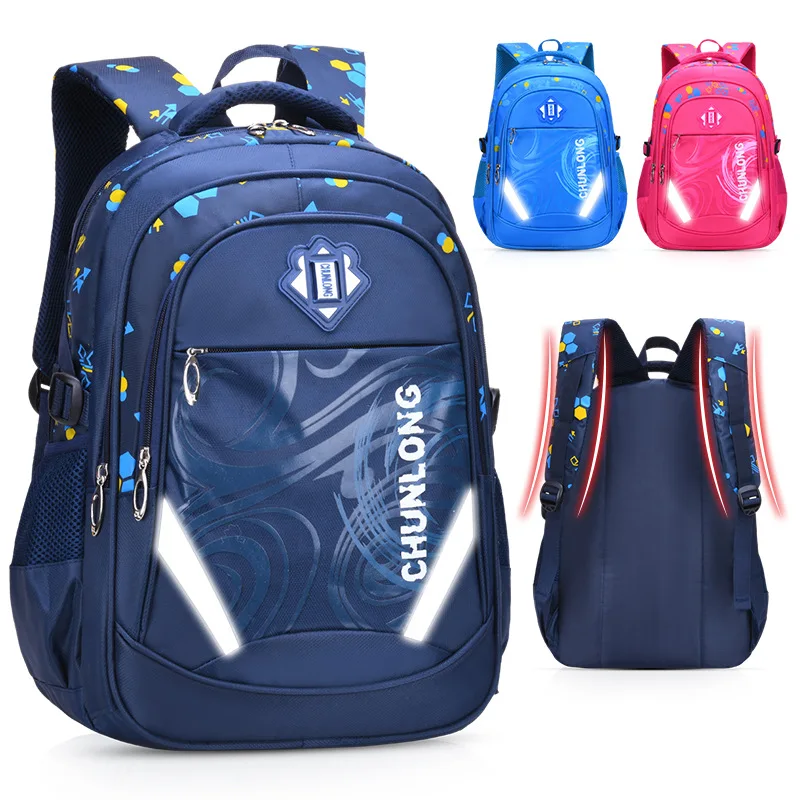 

Wholesale High Quality Kids Schoolbags, Waterproof Backpack, Children's Bookbags, Primary School Students' bags, Black ,pink,purple,blue