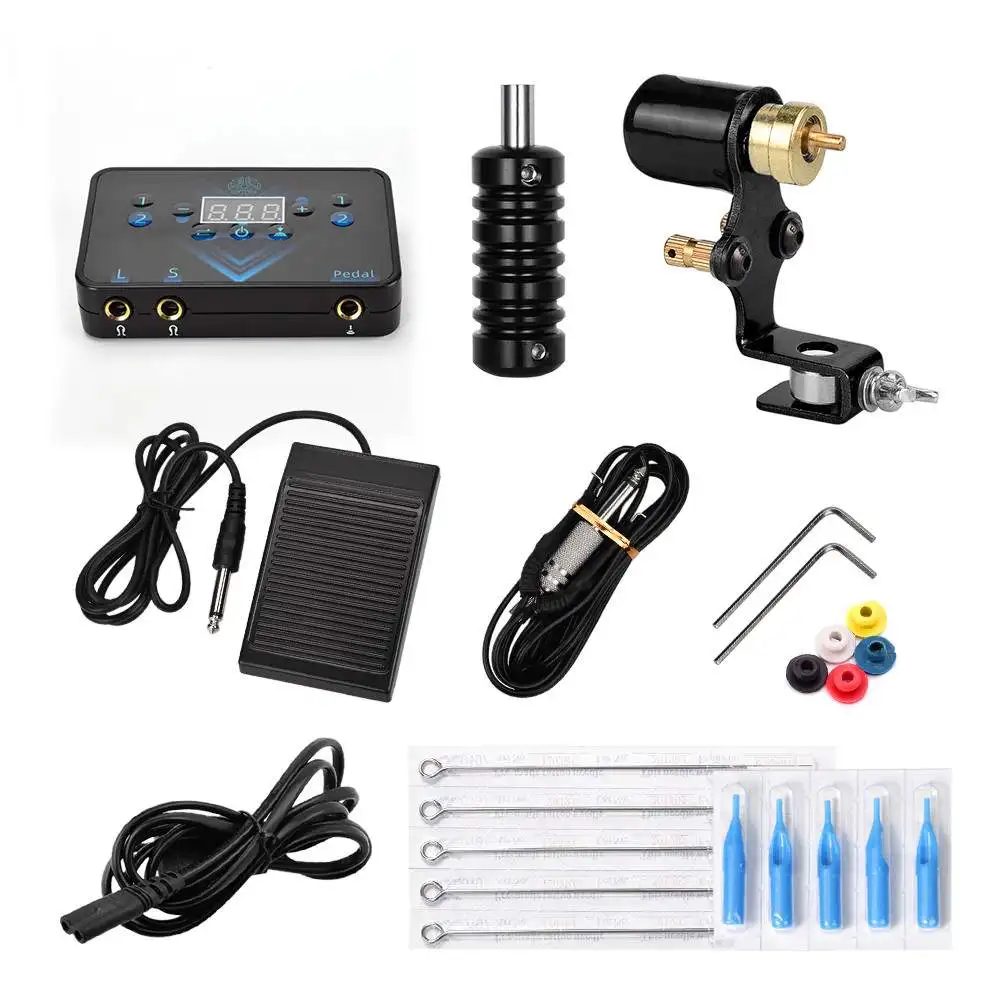 

ATOMUS Tattoo Machine Kit Professional Tattoo Artist Full Complete Rotary Machine Gun Set Pro