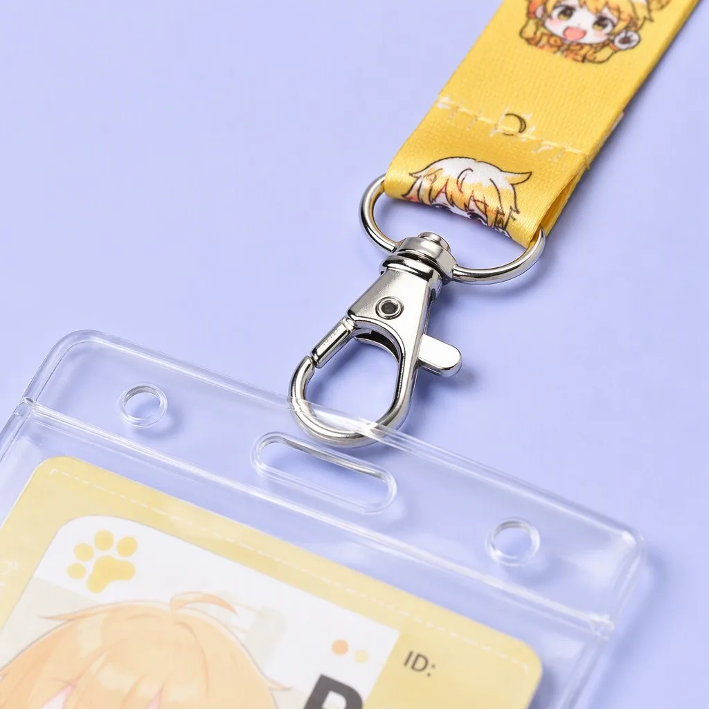 Lanyard Hooked to Acrylic ID Badge Holder