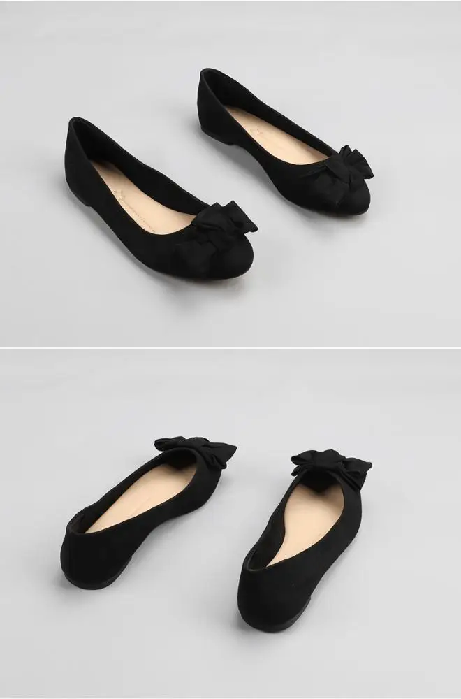 
Ladies fashion wholesale flat ballet pumps dress shoes for women 