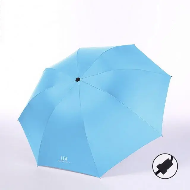 

Anti UV Portable Manual 3 Fold Paraguas Umbrella Small