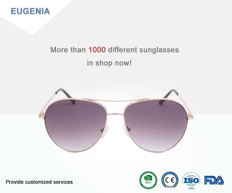 EUGENIA Fashion Men Sun glasses  Aviation Trendy Women Sunglasses Latest Aviation Sunglasses