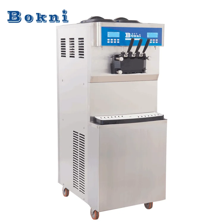 Stainless Steel Frozen Yogurt Machine Commercial Using Ice Machine
