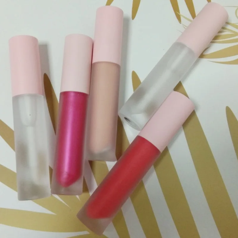 

Wholesale 31 Colors Gloss Matte Non-stick Private Label Pink Containers LipGloss Private Label Tube Custom Lip Gloss