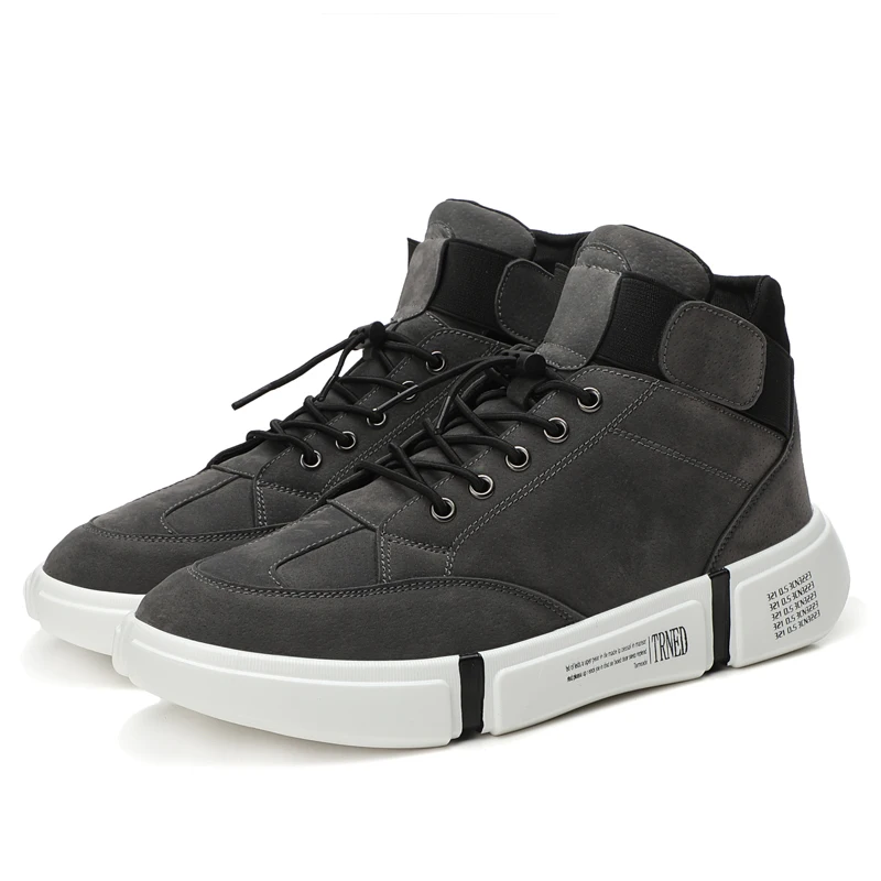 

2021 fashion sneaker men's casual dad shoes outdoor running sneaker high quality leather upper Waterproof and non-slip