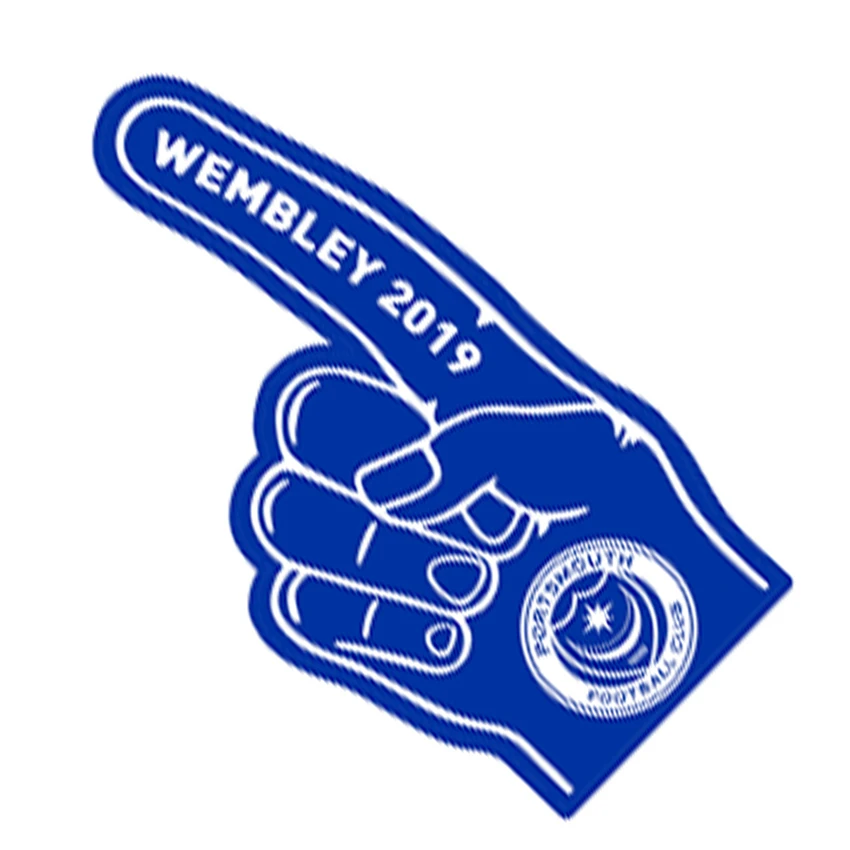 
Custom design promotional low MOQ EVA middle finger foam hand 