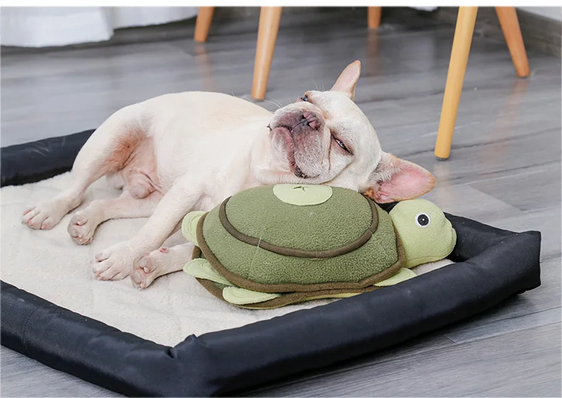 Turtle Design Snuffling Plush Pet Iq Intelligent Toy Smart Dog Puzzle