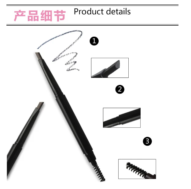 Hot Selling Item Ome Make Your Brand Cosmetics High Pigmented Face Double Waterproof The Beard Filler Marker