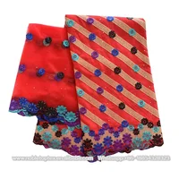 

new arrival Swiss voile cotton set african lace fabrics embroidery nigeria lace with beads