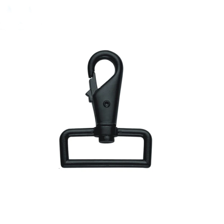 
Black matt swivel snap hook 