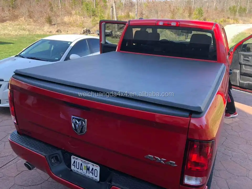 Pvc Soft Tonneau Cover For Mitsubishi Triton Chevrolet Silverado Dodge