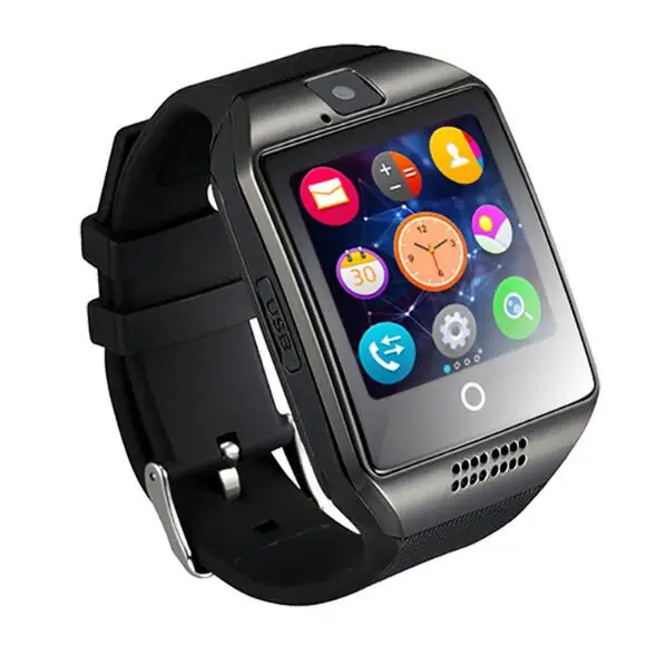 

2020 Wholesale Mobile Phone Smart watch Q18 Android Smart Watch with SIM Card and Camera VS A1 DZ09 U8 Q18, Black,white,sliver