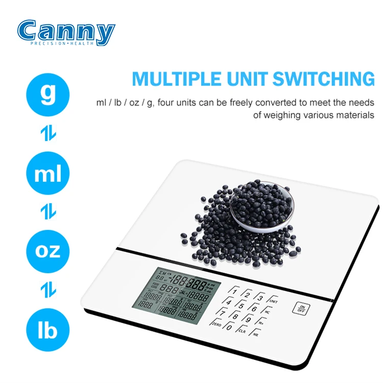 
Canny New launched fashion design big platm cooking nutrition scale 