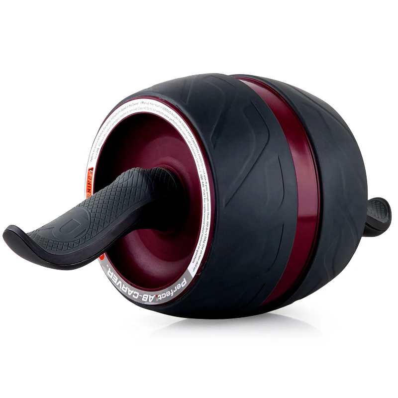 

Automatic Rebound Indoor Fitness Home Use abs trainer roller Abdominal Wheel Roller With knee pads, Black