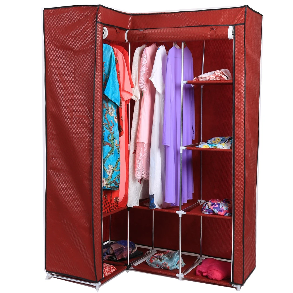 
Foldable Bedroom Wardrobe Pictures Folding Cabinet Fabric Cloth Storage Wardrobe Designs 