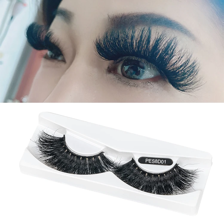 

Manufacturers Private Label Mink Lashes Vendor's 25mm 30mm 3d Fluffy 100% mink Eyelash with Eyelsh Boxes Thick Curl Eyelashes, Black color