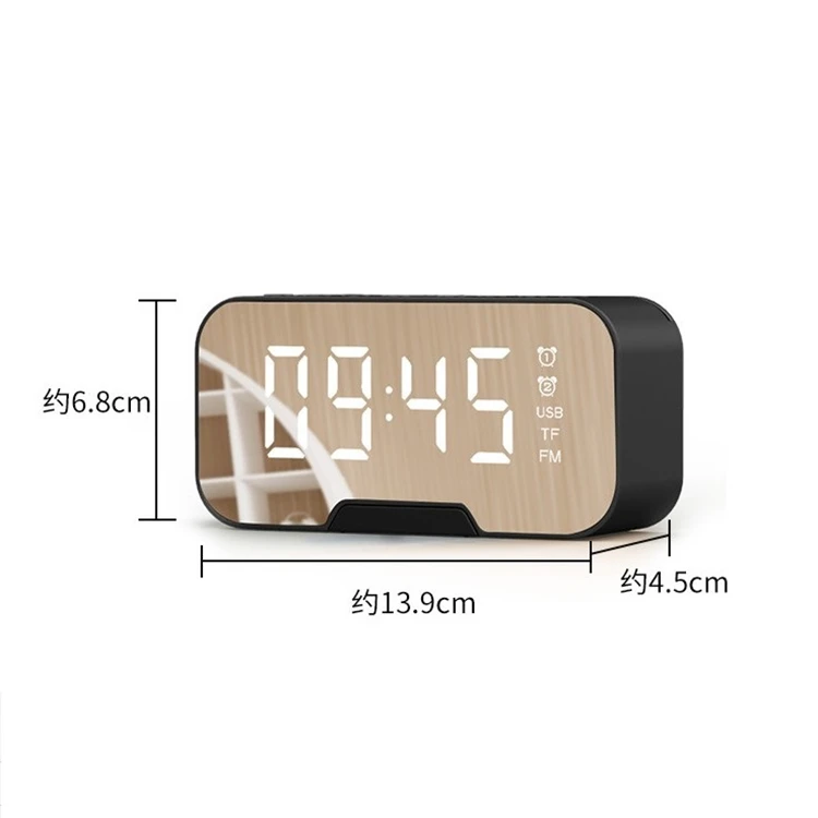 Amazon Smart G10 Wireless Bluetooth Speaker FM Radio Alarm Clock Speaker Mirror Adjustment Light Card Speaker Mini Subwoofer - ANKUX.COM