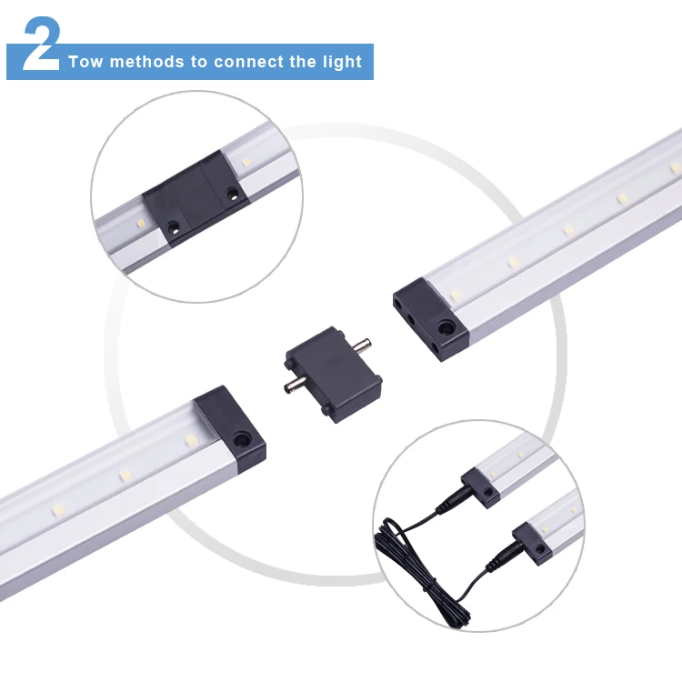 
aluminium profile led strip bar closet wardrobe kitchen under 12V led motion sensor led panel light 