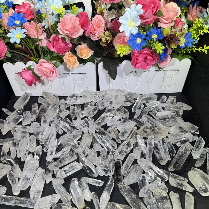 Wholesale Stone Natural Stick Polished  Healing Crystal clear Quartz Stick for Home Decoration