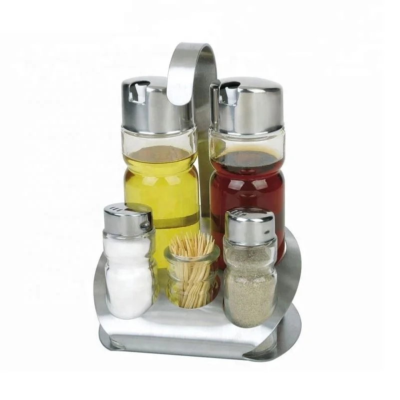 Buy Wholesale China Creative Kitchen Glass Condiment Containers Set,spice  Salt Pepper Jars Sugar Jar,olive Oil Bottle & Condiment Containers at USD 3