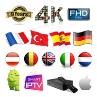 

4K FHD Netherlands Germany UK Spain Italy France Austria Belgium IPTV Subscription m3u Smart TV MAG25x IOS adult android tv box