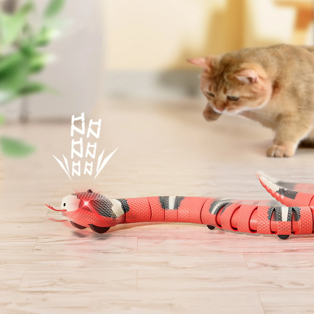 

electric cat toys toys for cats interactive best seller cat toys, Red+black+white
