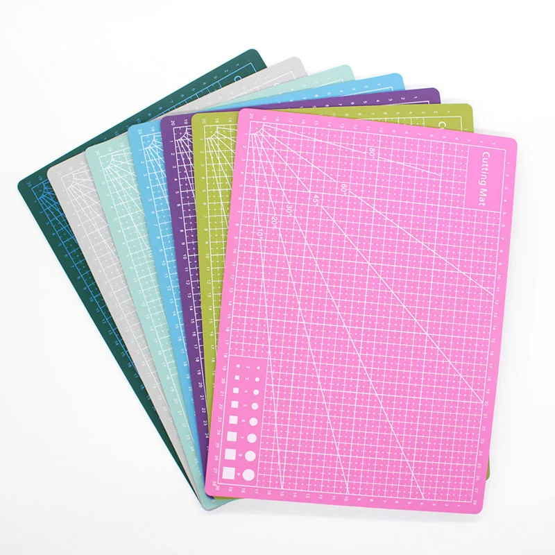 A4 Pvc Cutting Mat Cutting Pad Patchwork Double Printed Self Healing