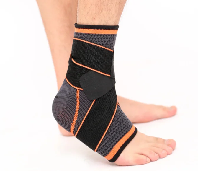 

Ankle Support Sleeve Compression Adjustable Elastic Sports Basketball Ankle Brace, Customized color