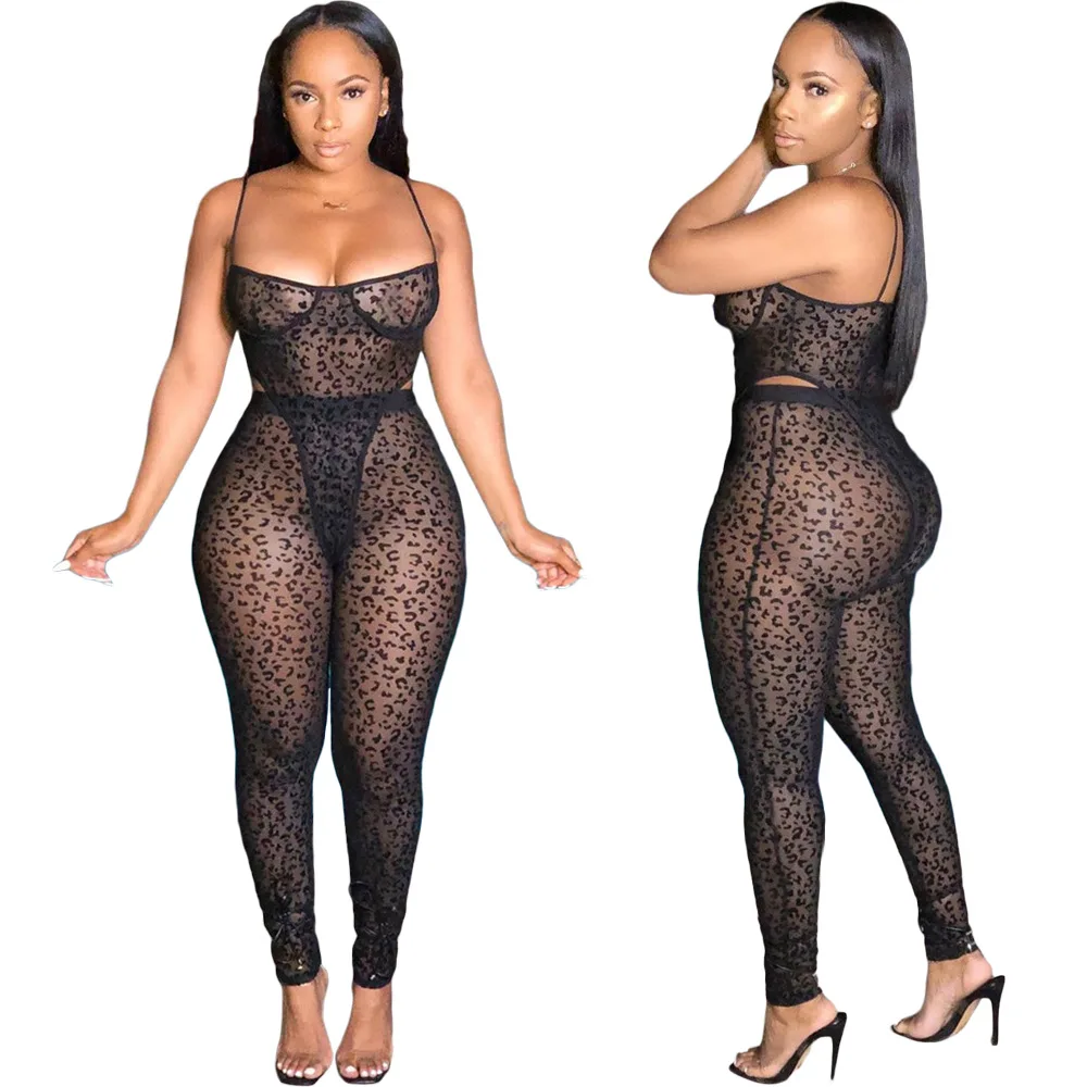 

Shein Sexy Women 2 Piece Set Clothing See Through Rompers Womens Jumpsuit Two Piece Pants Set Ladies Club Wear, Black/purple/winered