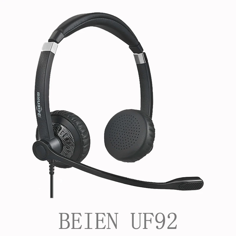 

Professional Stereo Call Center Headphone Headset With Microphone Noise Cancelling Auricular Para Centro de llamadas/Computer