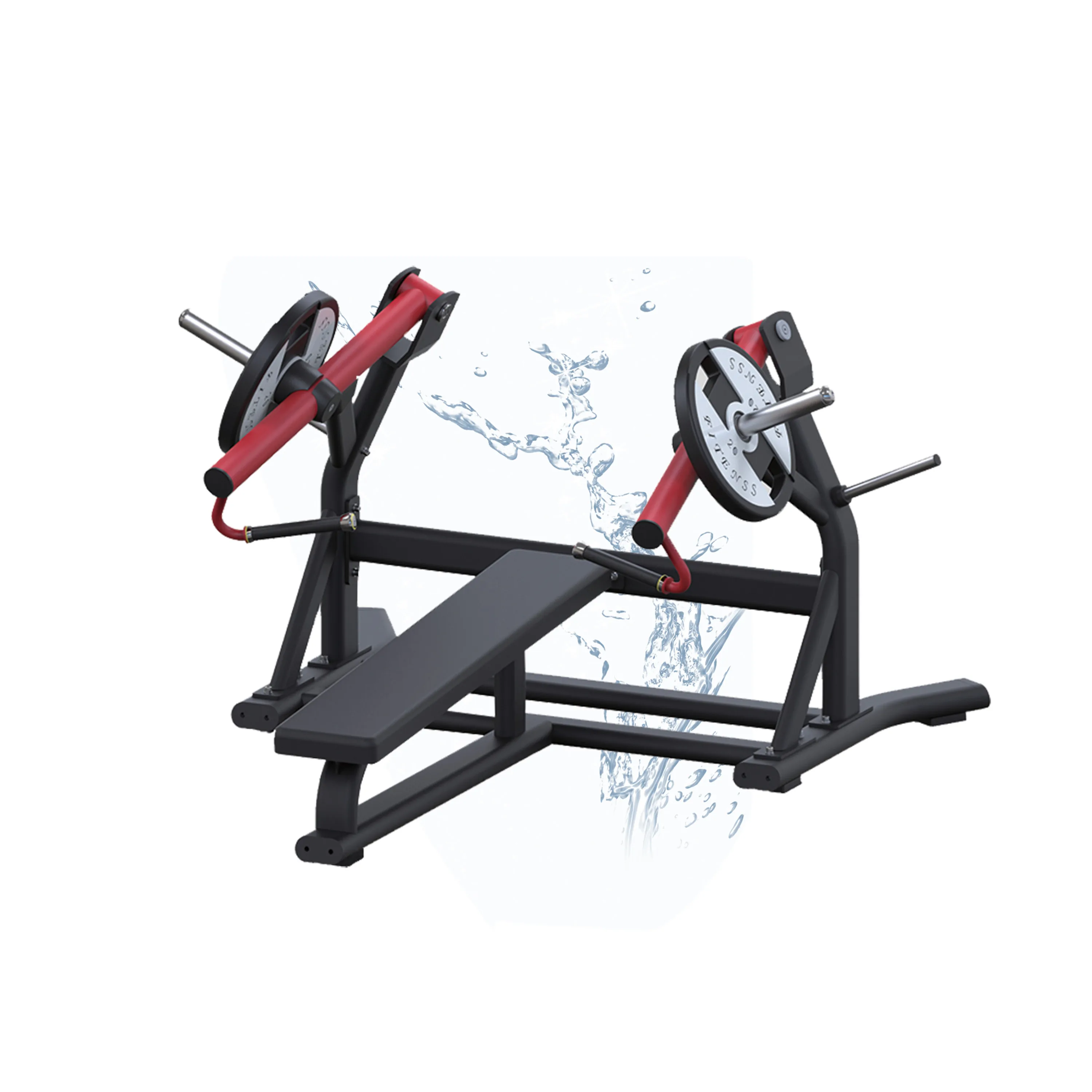 

6mm Dia. Cable Steel Iso-Lateral Horizontal Bench Press Strength Plates Loaded Sport Machine Fitness Equipment Bench Fitness, Customized color