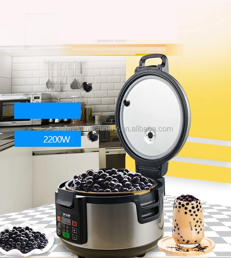 Automatic Bubble Tea Pearl Cooker Wok Milk Tea Taro Ball Cooking Pot