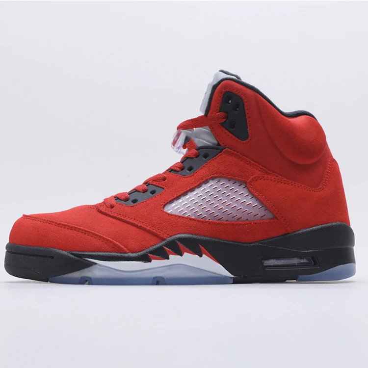 

2021 new high quality red air cushion men's basketball shoes, Customer's request