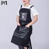Custom Hair Stylist Barber Capes And Beauty Salon Smocks Jackets Wholesale Leather Cut Off Resist Mesh Barber Vest Apron