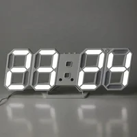 

KH-CL076 3D Desk Table LED Digital Mounted Battery Operated Wall Clock For Shop