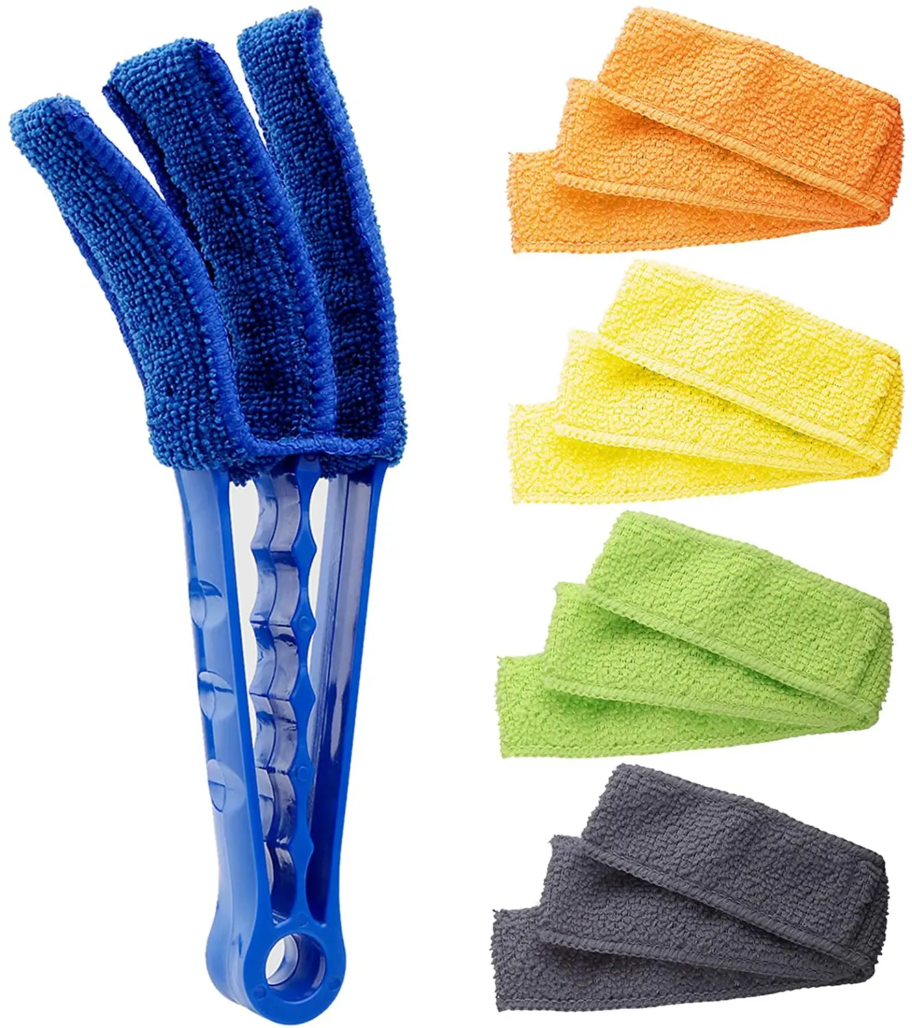 

Window Blind Cleaner Duster Brush with Microfiber Sleeves - Blind Cleaner Tools for Window Shutters Blind Air Conditioner Jalo, Customized