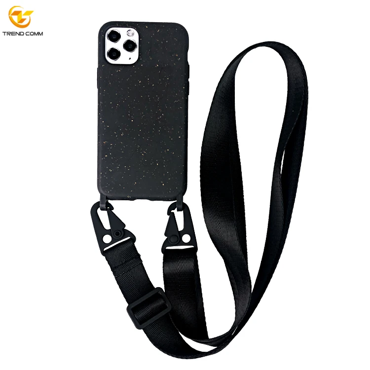 

For iPhone New SE Woven Strap Biodegradable Recycled Customizable Phone Case