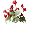 Artificial Berry Branch DIY Crafts Christmas Berry Holly Picks Christmas Berries Decoration