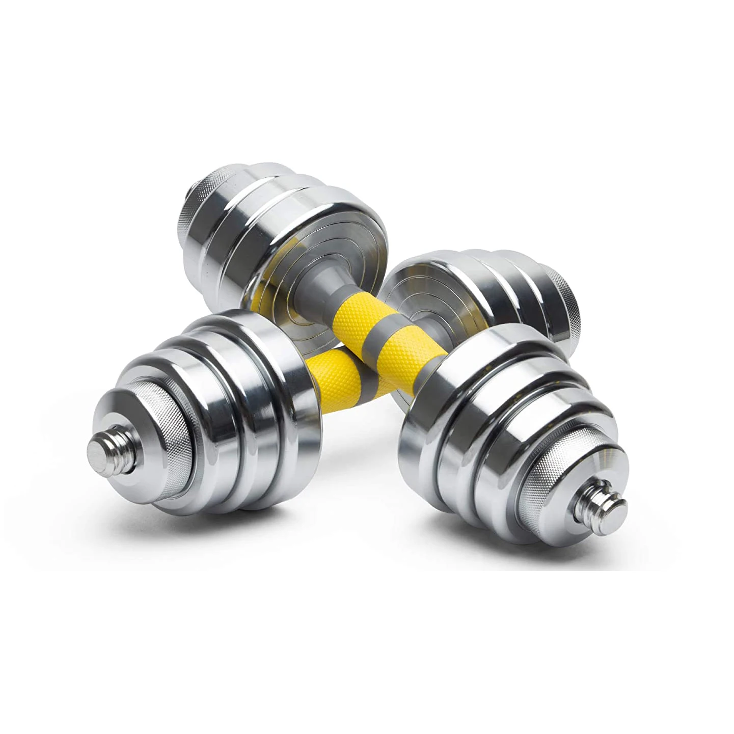 

34 LB (15Kg) Adjustable Dumbbells Set 2 in 1 Barbell Dumbbells Weight Set